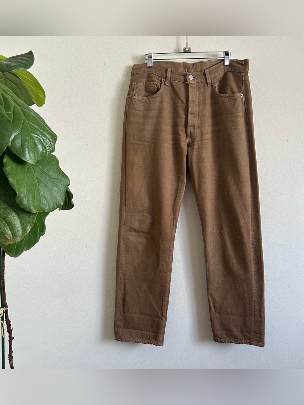 Vintage Brown Levi's 501 Jeans